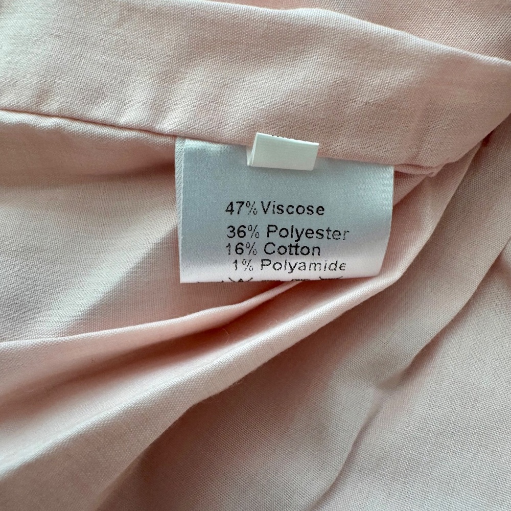NWT Piccola Speranza Baby Doll Dress Soft Pink Girls Size 9 Months H - Picture 6 of 9
